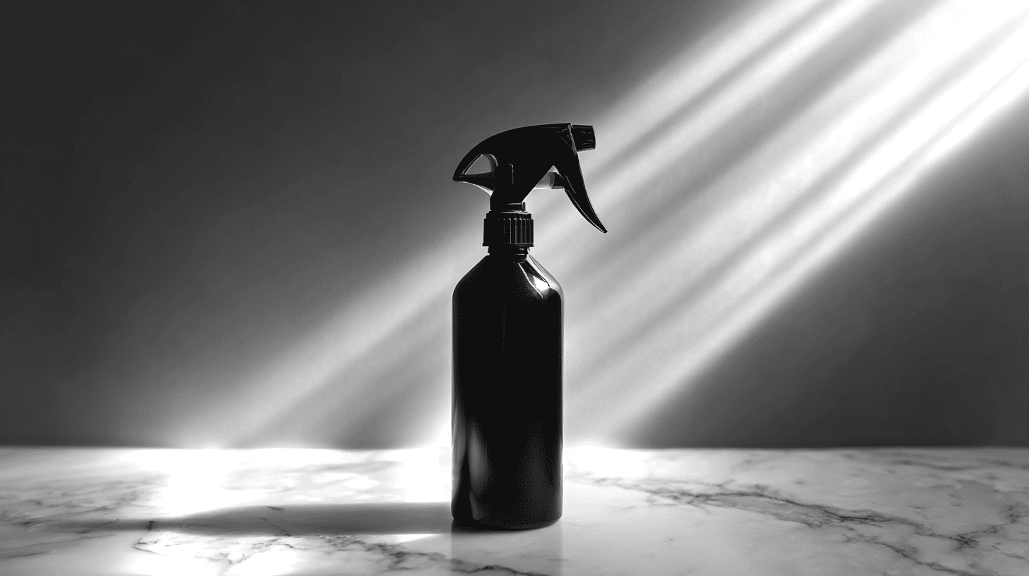 Cleaning spray bottle for spring cleaning