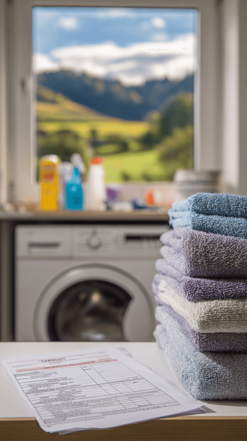 Woman on the sofa managing household help with the Klara Home alternative on smartphone