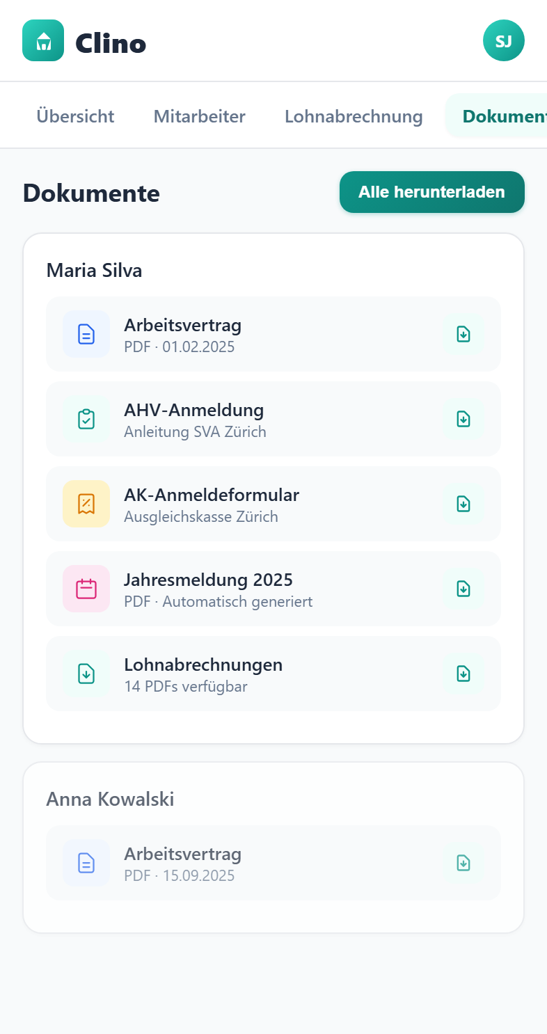 Clino Dashboard